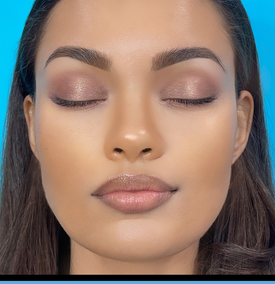 Model showcasing the Brow Or Never service
