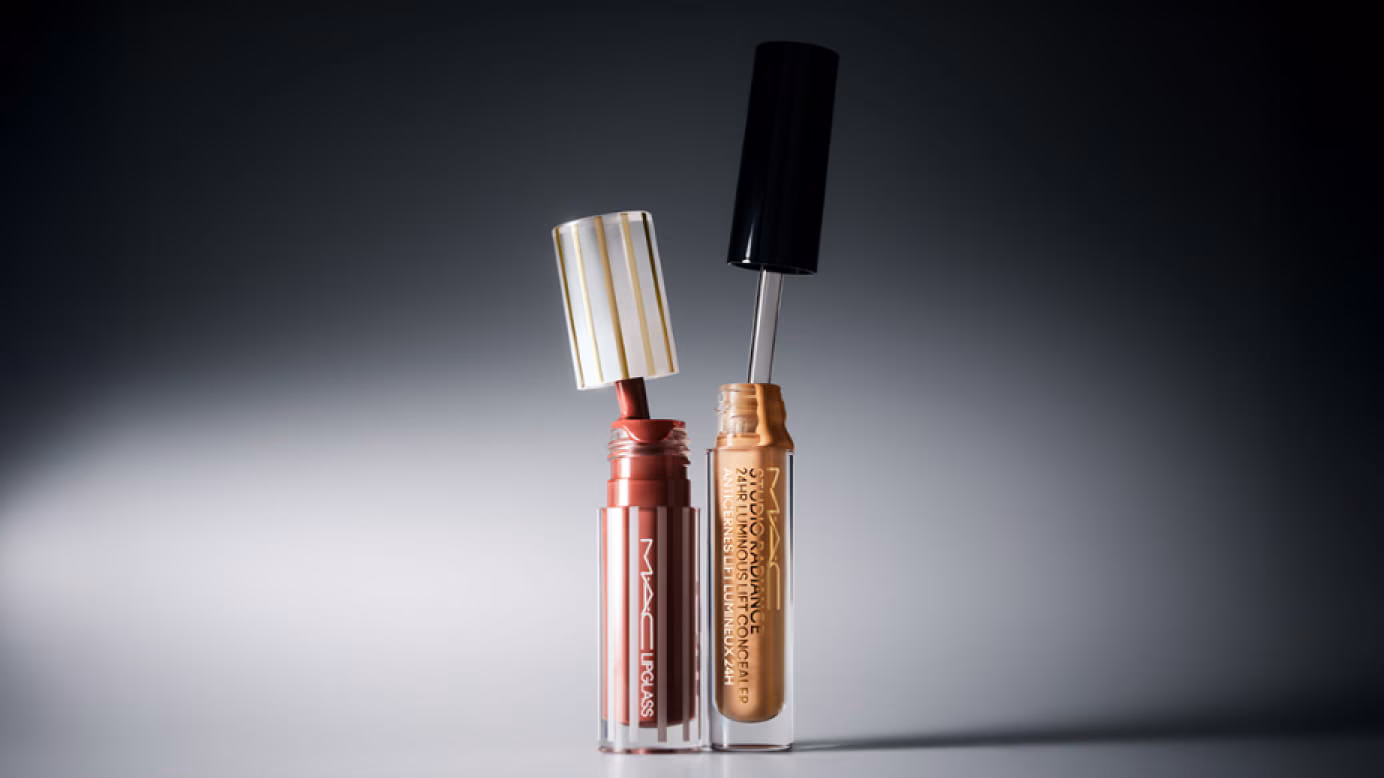 Mini lipglass air and mini studio radiance concealer 